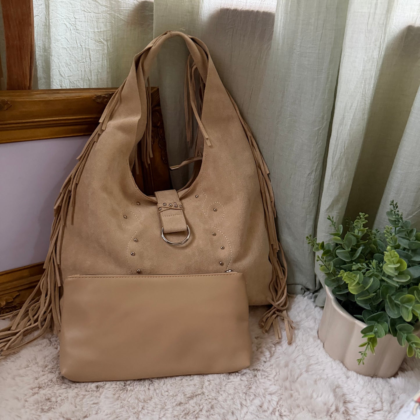 Grand sac à franges