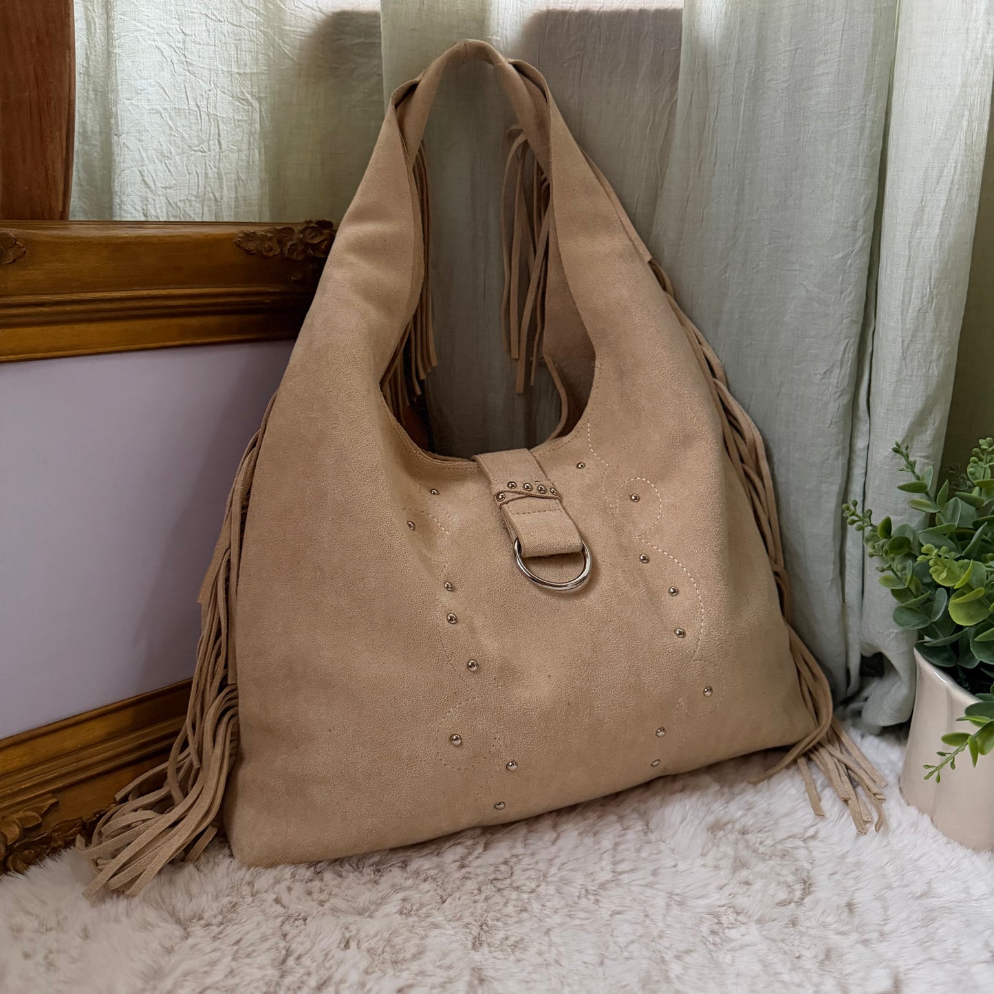 Grand sac à franges