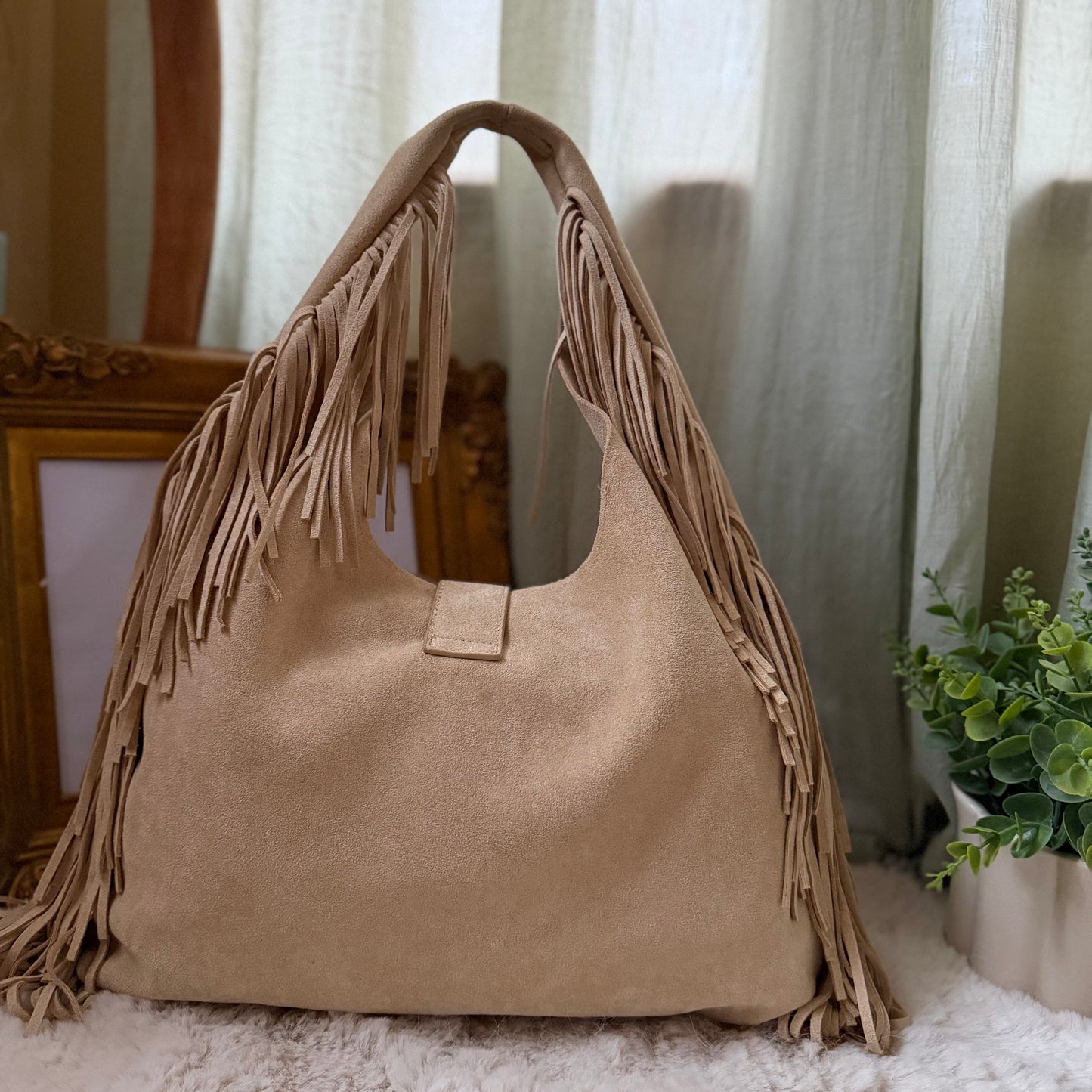 Grand sac à franges