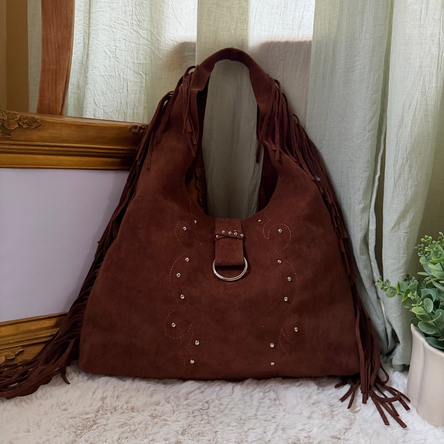 Grand sac à franges