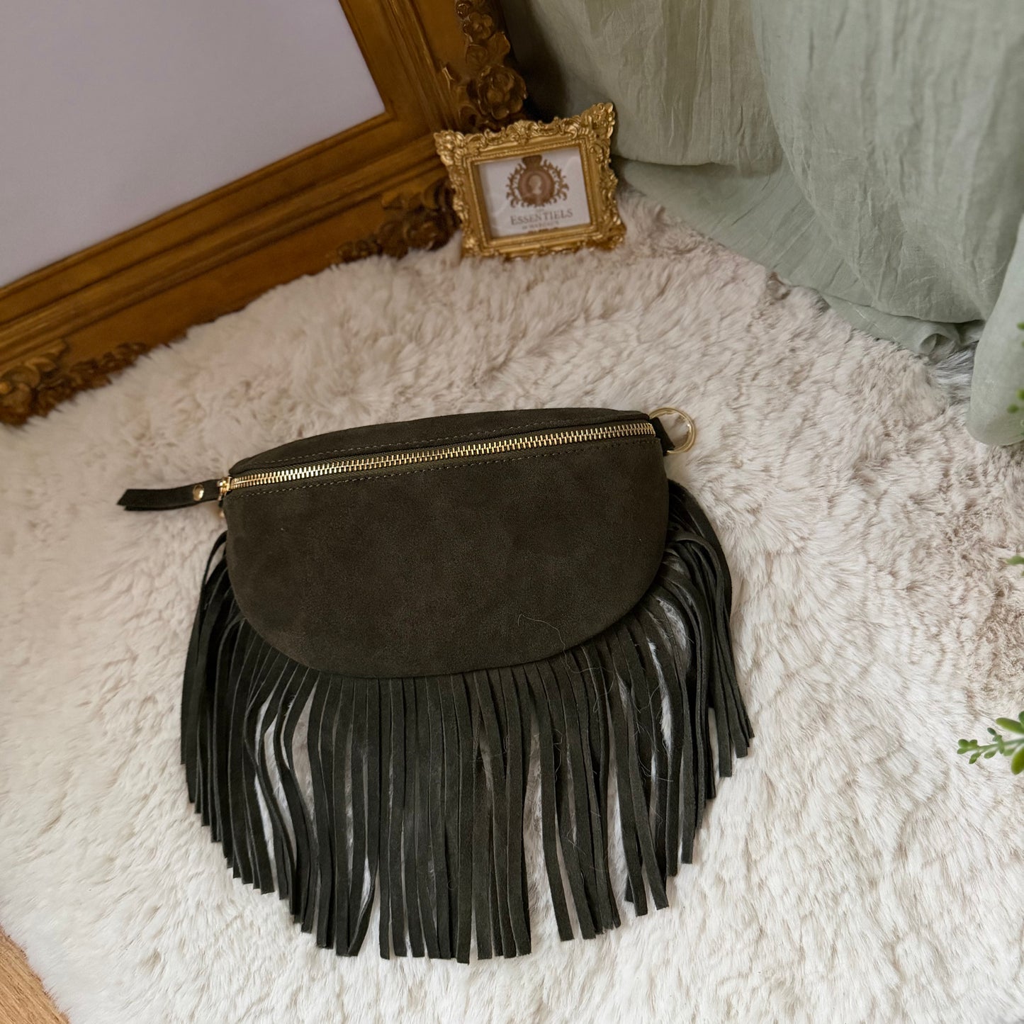 Sac banane à franges