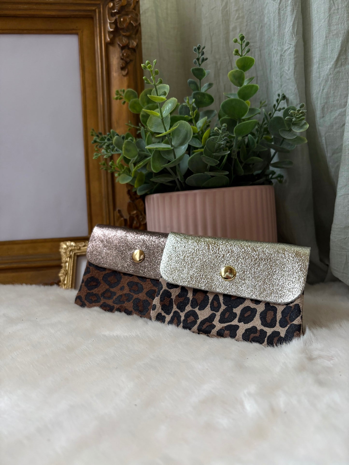Petit porte monnaie léopard